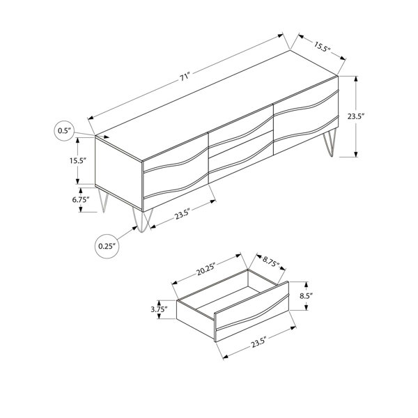 Dimensions du produit