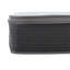 12 po Matelas hybride à ressorts ensachés simple dans une boîte, matelas moelleux en mousse viscoélastique gélifiée, blanc / gris