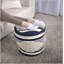 Pouf cylindrique en tissu fabriqué à la main Diamond, parfait pour les sièges élégants et la décoration polyvalente-130839009