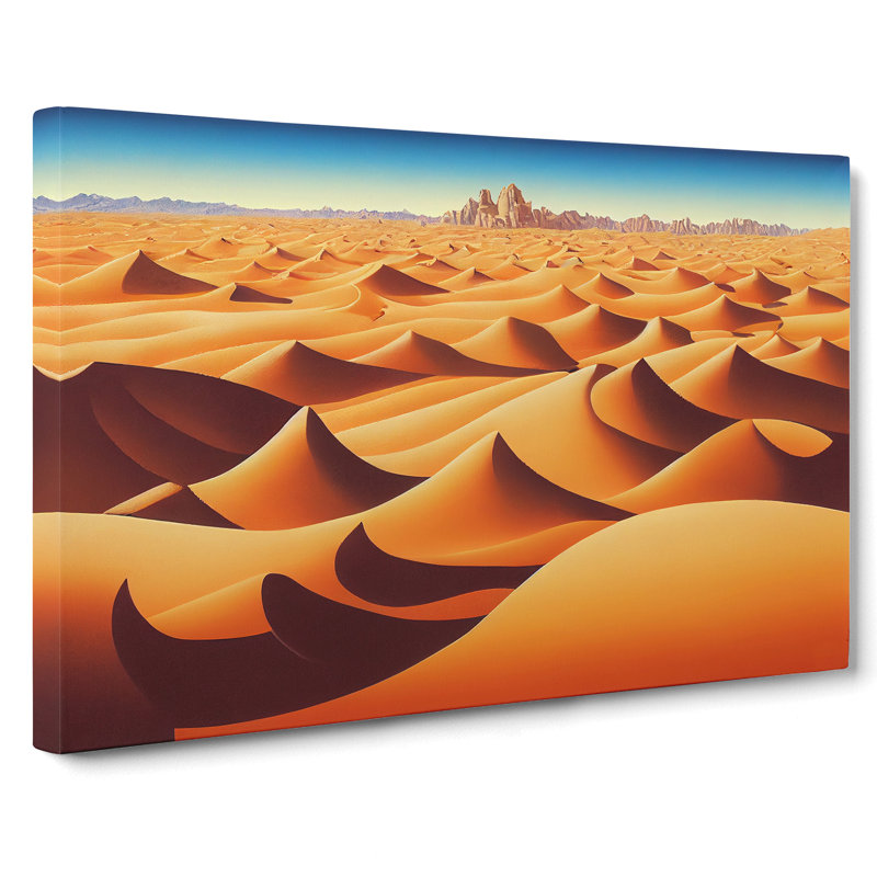 Desert Sand Dunes Vol.3 - Wrapped Canvas, 40cm H x 60cm W x 3cm D
