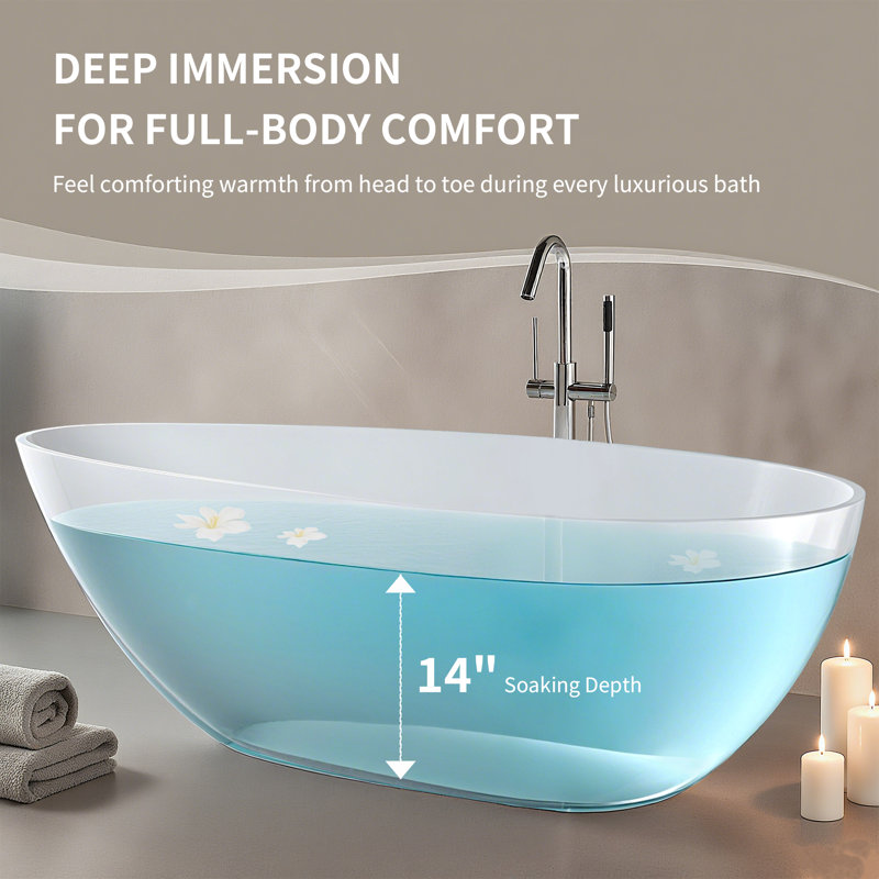 Baignoire à surface solide de style spa moderne pour une détente luxueuse