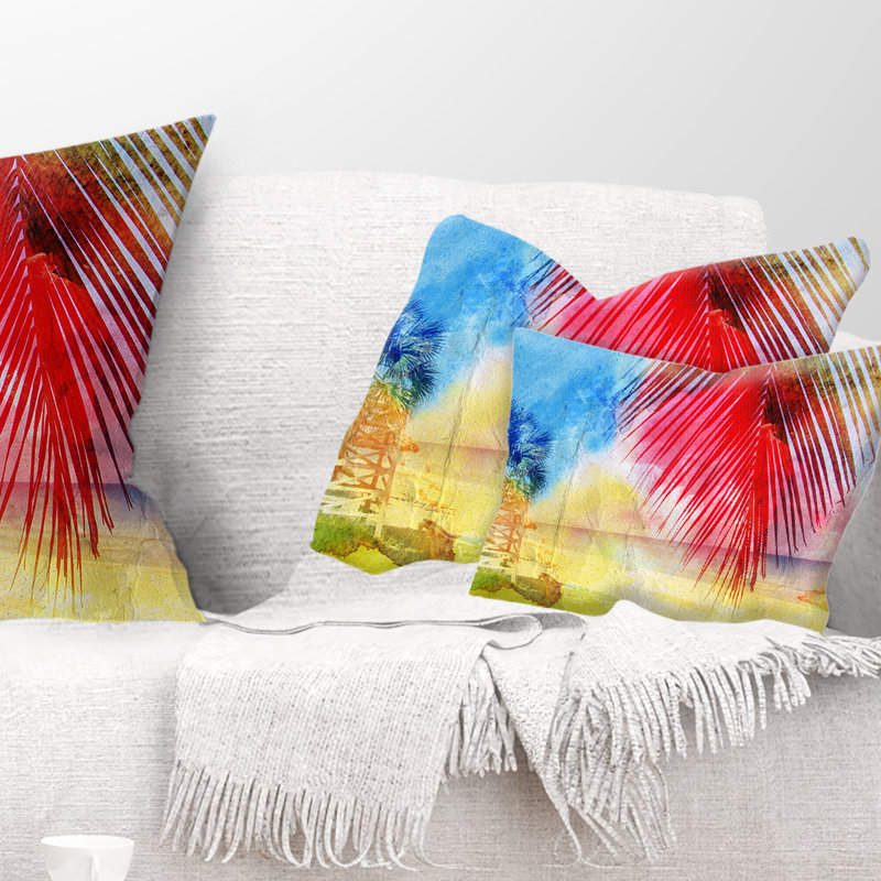 Coussin Retro, Rectangulaire, 12 po x 20 po
