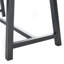 Outdoor Acacia Wood Dining Table with Weather-Resistant Metal Frame-125119820