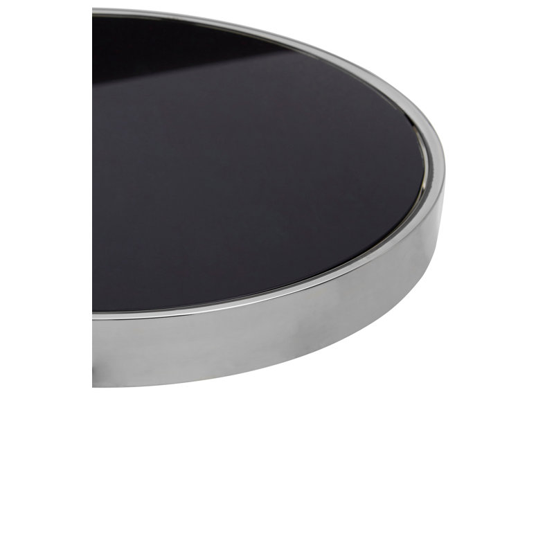 Deresha Glass Top End Table