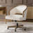 Ackeron Faithe Modern Farmhouse 360° Swivel Solid Wood Office Chair with Adjustable Height-875982284