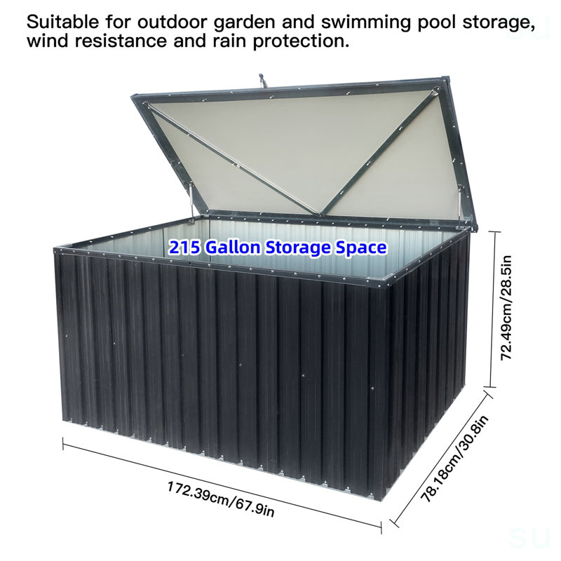 Boîte de rangement Out Out, 215 gal