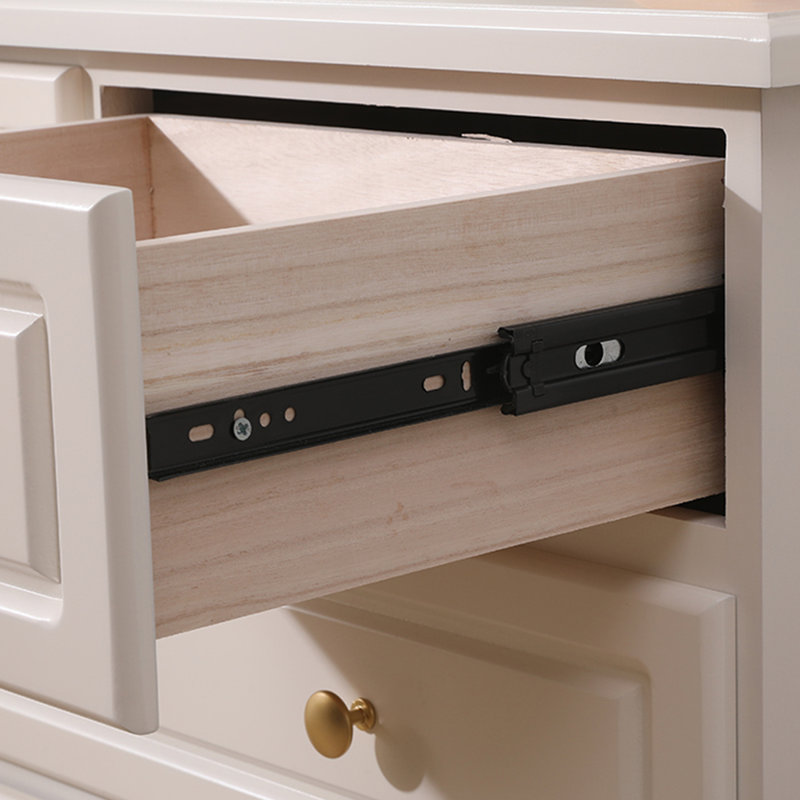 Multifunctional drawer storage cabinet, Ivory
