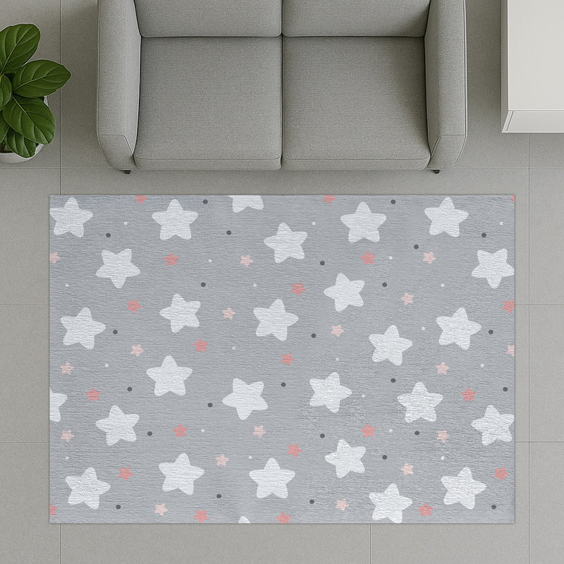Geometric Shapes Area Rug, Rectangle 140 x 200 cm