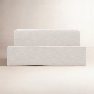 Boucle Upholstered Bed
