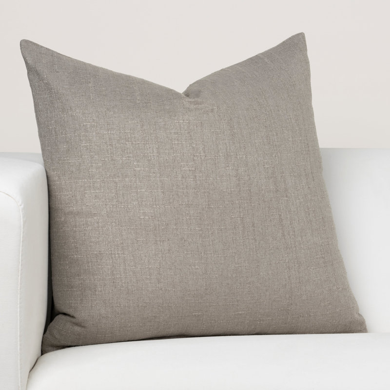 Legend Reversible Throw Pillow, Square 26", Sterling, Polyester/Polyfill