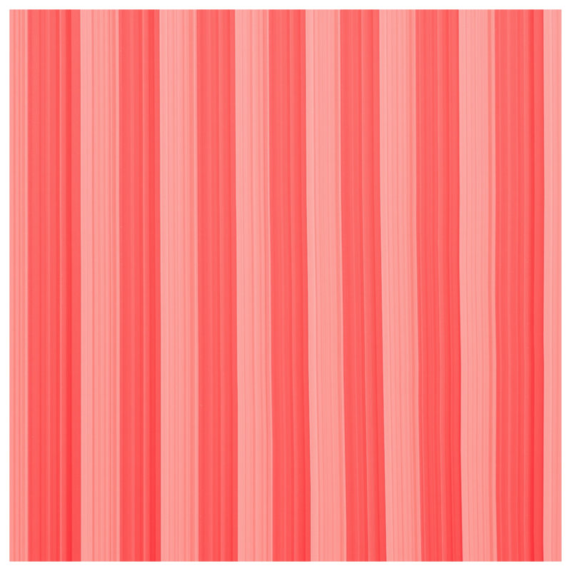 Tapis de bain rouge à rayures verticales, L 34 po x L 21 po