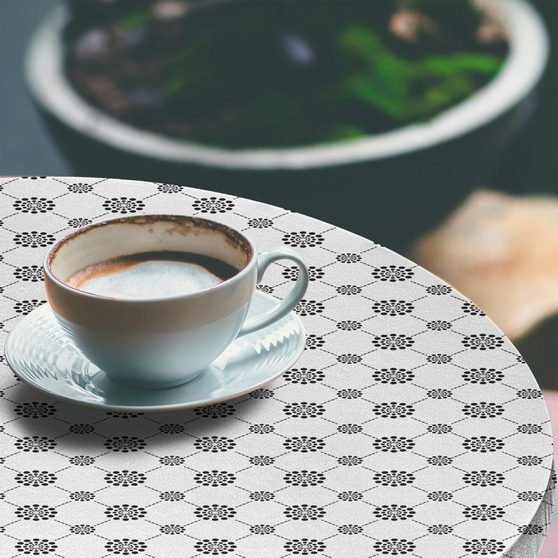 Abstract Fitted Round Tablecloth - Thumbnail 2