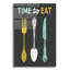 Art mural en verre rétro «Diner Time To Eat» par Michael Mullan-1034950157
