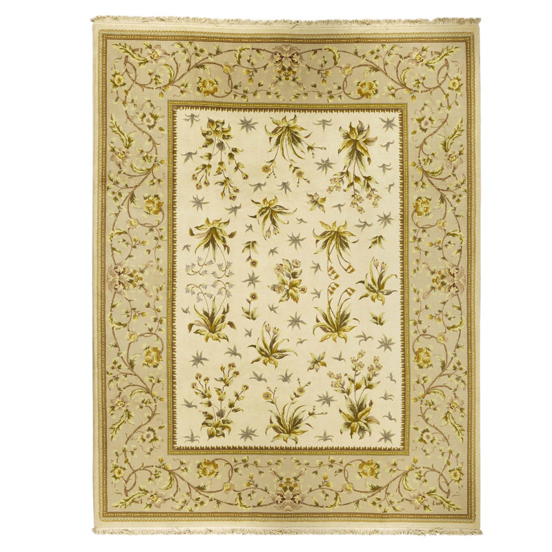 Tapis rectangulaire noué à la main