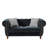Chesterfield ‌velvet upholstery fabric Sofa with Roll Armrest & Nailhead,Upholstered Mid Century Modern Couch,2 Seater Couch for Living Room, Office, Apartment-1698926049
