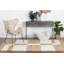 Leia Geometric Hand Hooked Ivory/Brown Area Rug-362861350