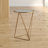 Chylie Mirrored Glass Top End Table-1363105719
