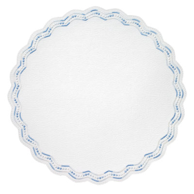 Belgravia Embroidered Scallop Placemat