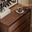 Armoire de rangement à tiroir en noyer