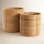 Ensemble de 2 paniers en rotin Yael
