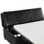 Lit simple avec repose-pieds pliant avec matelas et lit d'invité convertible noir-926891862