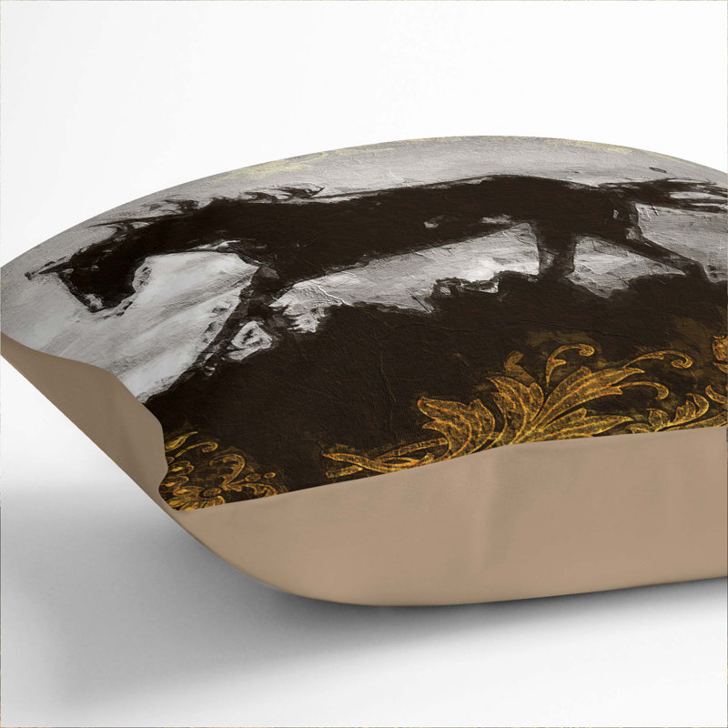 Square Throw Cushion, 55cm H x 55cm W x 20cm D, Stone