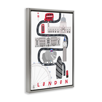 Cadre flottant London City, par Carla Daly