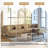 Seemab 6 - Piece Upholstered Camel Corduroy Modular Sectional with Pillow Back and Removable Ottoman-1348314275-1373485814