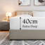 Tanvish Luxury Microfiber Fitted Sheet - 40 cm Deep Pocket, Ultra-Soft - Wrinkle-Free and Easy Care-1751870246-1751870248