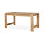 Bureau rectangulaire en bois massif Burlywood-776673190