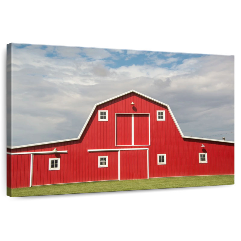 Freshly Painted Barn, 8" H x 12" W
