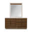 Pavira Walnut 6 - Drawer Dresser