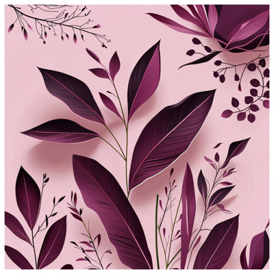 Leaves Canvas Gallery Wrap - Floral Wall Decor in Many Sizes