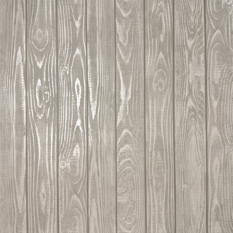 Metallic Wood  Luxury Wallpaper, Beige