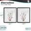 "Curly Branches Wildflowers", ensemble de 2 impressions encadrées sous verre, design par Lanie Loreth-235381534-235381520