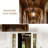 Regal Outdoor Pendant Light - Ornate Crown Motif, Clear Seeded Glass Shade, Weatherproof Metal Fixture