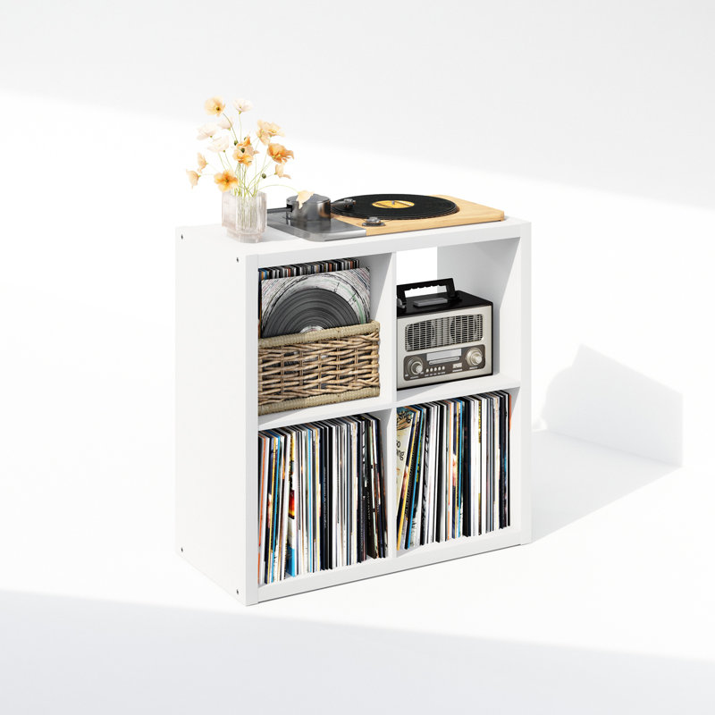 Cubicle 76.2cm H Media Shelves, White