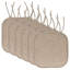 Coussin de chaise antidérapant en mousse à mémoire de forme à chevrons 16 po x 16 po avec attaches-86741167-102879858