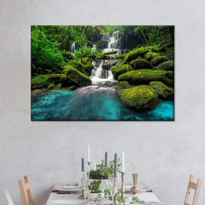 Tropical Waterfall Canvas Print