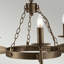 Cochere 3 - Light Waggon Wheel Chandelier