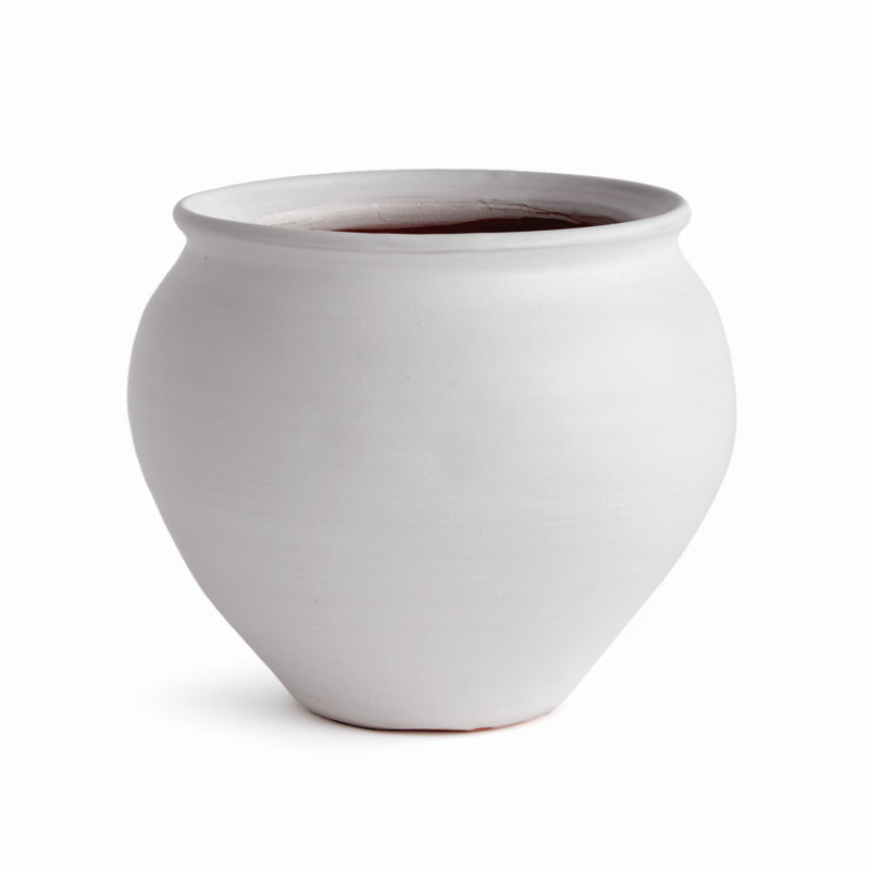 Grand vase tambour Carmiche Mirela, Warm White