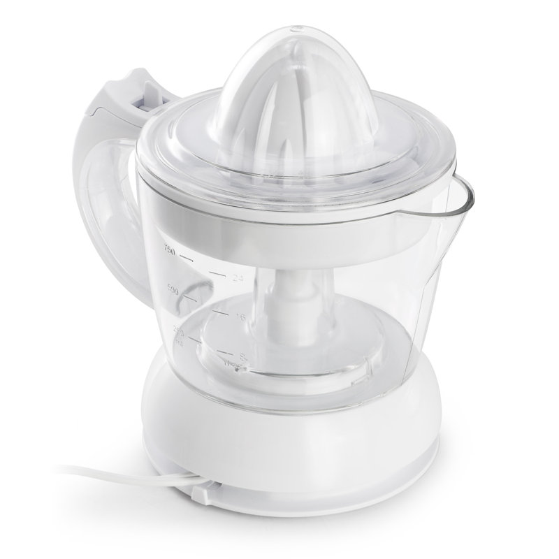 Presse-agrumes électrique compact 24 onces moRollio en blanc, Blanc