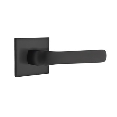 Spencer Flat Privacy (Bed & Bath) Door Lever with Square Rosette
