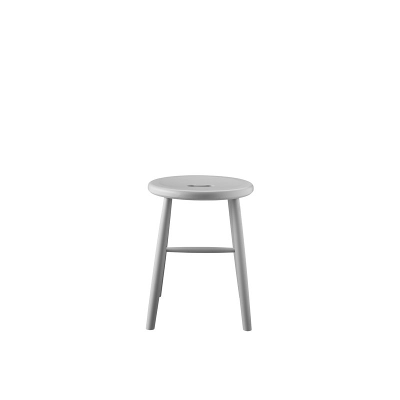 J27 Accent Stool, Pebble Gray