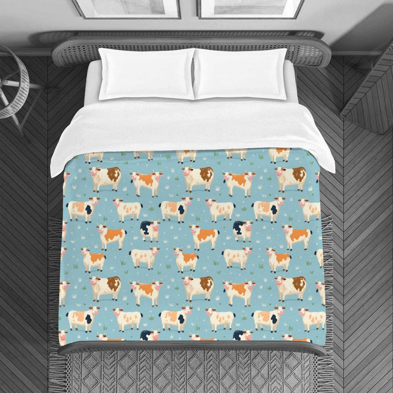 Farm Duvet Cover, Twin Duvet Cover