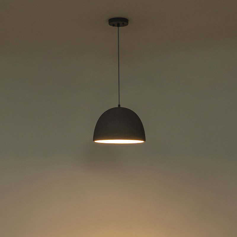 1 - Light Dome Ceramic Shade Pendant Light