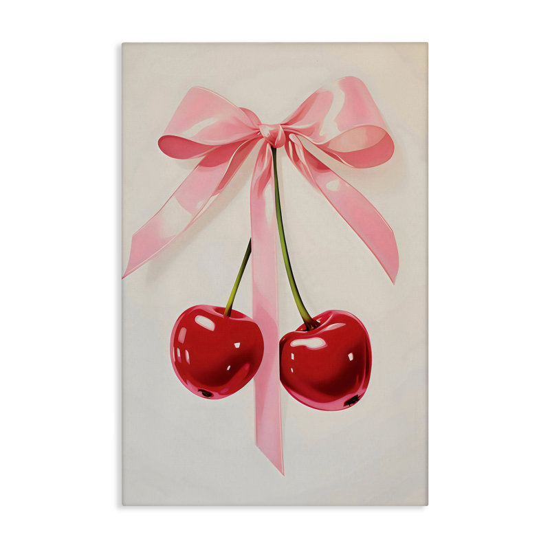 «Tied With A Pink Bow Canvas», conception par Creative Studio, H 24 po x l 16 po