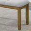 Banc de salle à manger capitonné