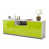 High-gloss Green / Matte White