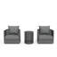 Ensemble de chaise pivotante et de table basse Holmesville-132205483